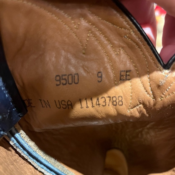 Men’s Tony Lama denim blue full quill ostrich 9EE/(9 1/2D) - Picture 8 of 13